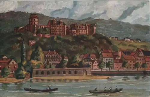 Heidelberg - Blick von der Hirschgasse