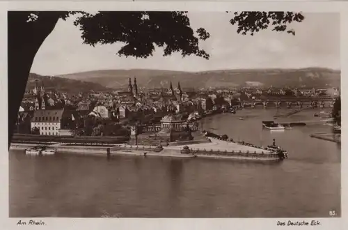 Koblenz - Das Deutsche Eck - 1927
