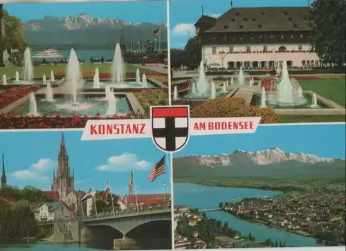 Konstanz - 4 Teilbilder - ca. 1980