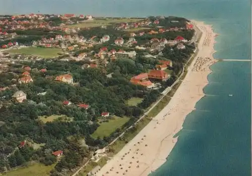 Wyk auf Föhr - Südstrand - Luftbild - ca. 1975