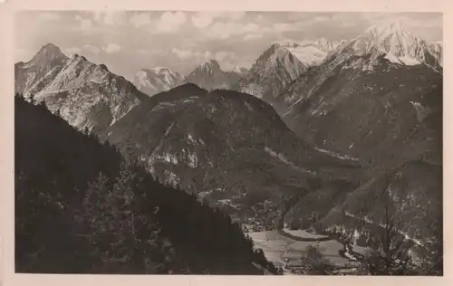 Mittenwalder Hütte - Blick auf Arnspitze - ca. 1955
