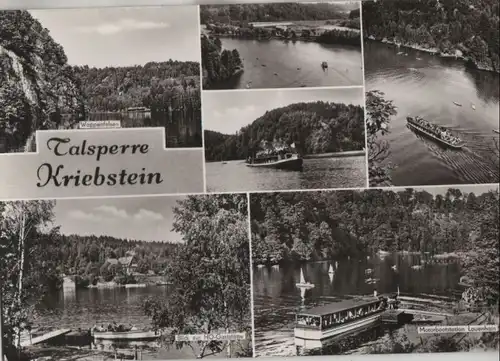 Talsperre Kriebstein - mit 6 Bildern - ca. 1975