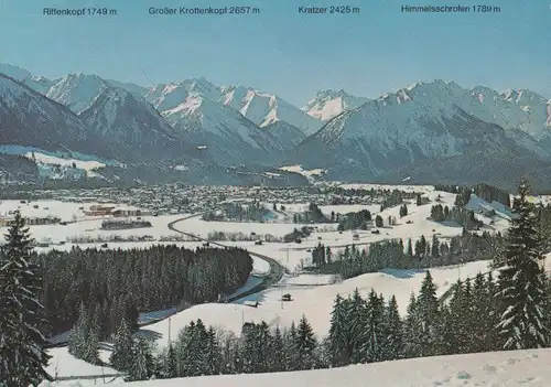 Oberstdorf - vom Jägersberg - 1985