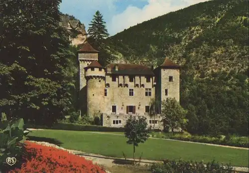 Frankreich - Frankreich - Gorges du Tarn - Chateau de la Caze - ca. 1975