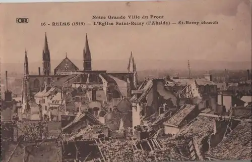 Frankreich - Frankreich - Reims - Eglise Saint-Remy - ca. 1920