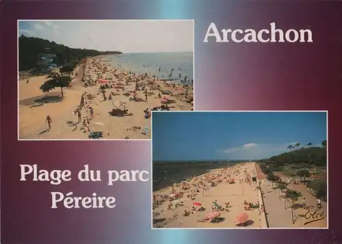 Frankreich - Frankreich - Arcachon - Plage du parc Pereire - 1989
