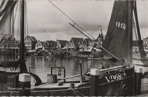 Niederlande - Niederlande - Volendam - Haven - ca. 1960