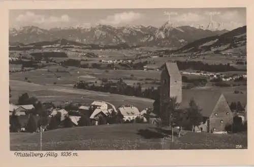 Altusried Mittelberg - mit Blick auf Säuling - ca. 1950