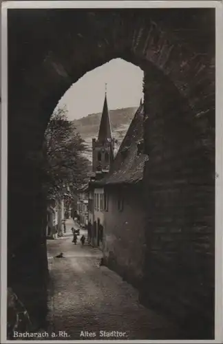 Bacharach - Altes Stadttor - ca. 1955