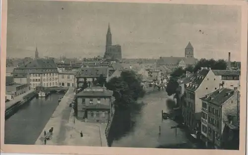 Straßburg - Münster und Thomaskirche - 1924