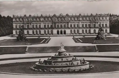 Herrenchiemsee - Schloß mit Latona-Brunnen - ca. 1955