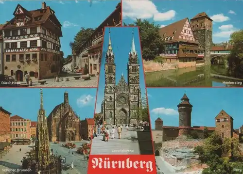 Nürnberg - u.a. Lorenzkirche - 1994
