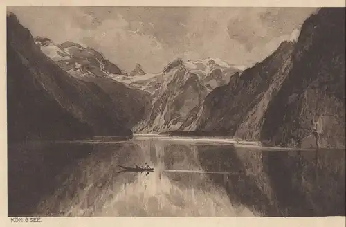 Königssee - mit Gebirge