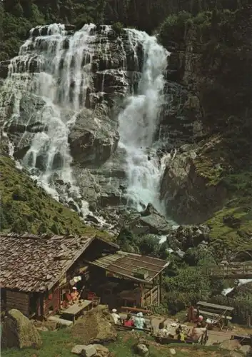 Österreich - Österreich - Stubaital - Graba-Wasserfall und Graba-Alm - ca. 1985