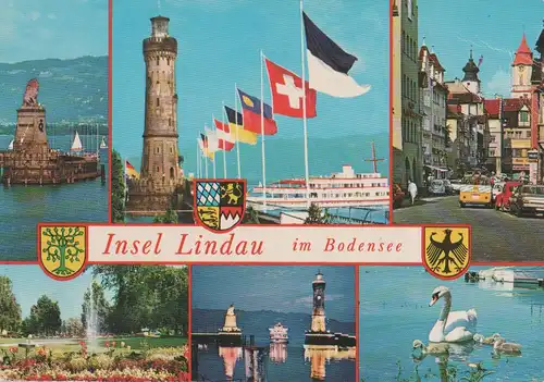Lindau - u.a. Lindauer Leuchtturm - ca. 1975