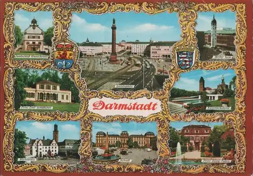 Darmstadt - u.a. Weißer Turm - 1980