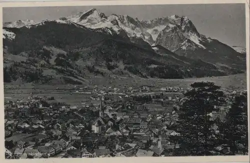 Partenkirchen - gegen Alpspitze - 1935