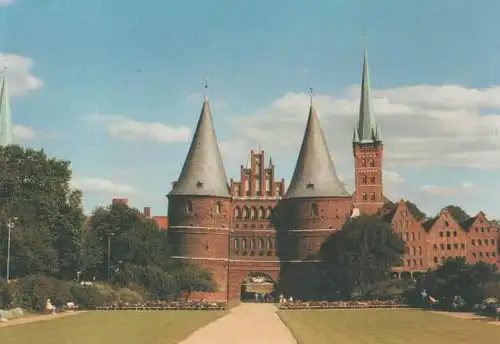 Lübeck - Das Holstentor - ca. 1985