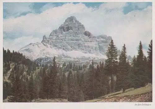 Italien - Italien - Dolomiten - Große Zinne von  Misurina - ca. 1975