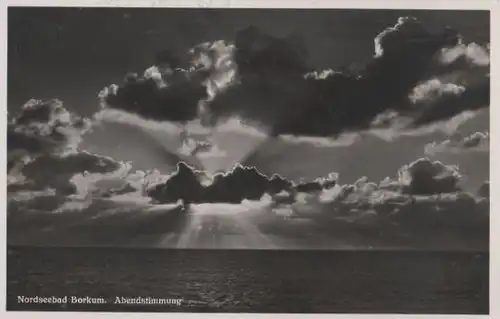 Borkum - Abendstimmung - ca. 1935