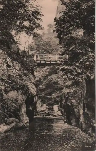 Bodetal			 - Teufelsbrücke am Bodekessel