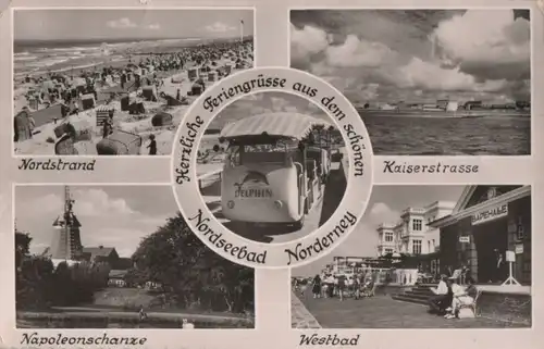 Norderney - u.a. Westbad - ca. 1960