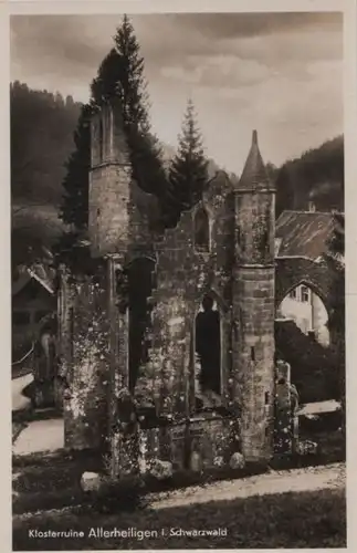 Oppenau-Allerheiligen - Klosterruine - ca. 1950