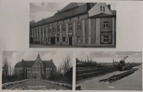 Riesa-Gröba - u.a. Hafen - ca. 1940