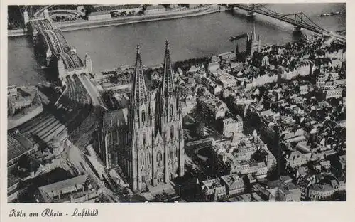 Köln - Luftbild - ca. 1960