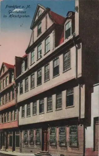 Frankfurt Main - Goethehaus im Hirschgraben - ca. 1920