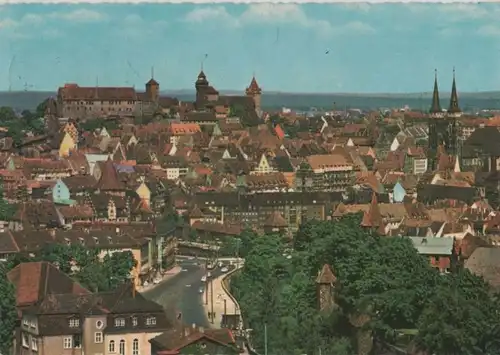 Nürnberg - Blick zur Burg - 1962