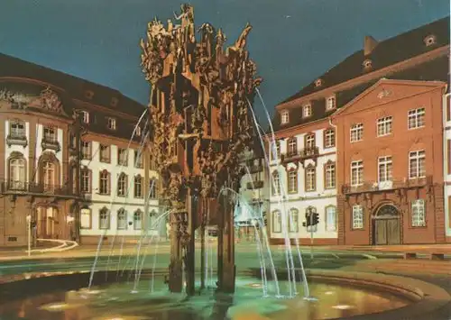 Mainz am Rhein - Mainz - Fastnachtsbrunnen - ca. 1975