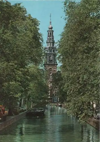 Niederlande - Niederlande - Amsterdam - Groenburgwal met Zuodertoren - ca. 1980