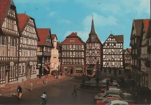 Fritzlar - mittelalterlicher Marktplatz - 1981