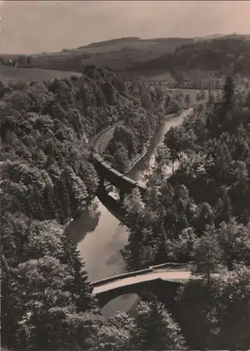Zschopau - Blick von der Brückenklippe - 1963