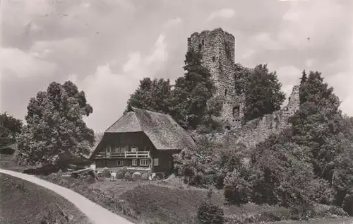 Königsfeld - Ruine Waldau - 1964