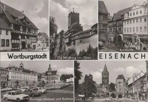 Eisenach - u.a. Thüringer Museum und Rathaus - 1986