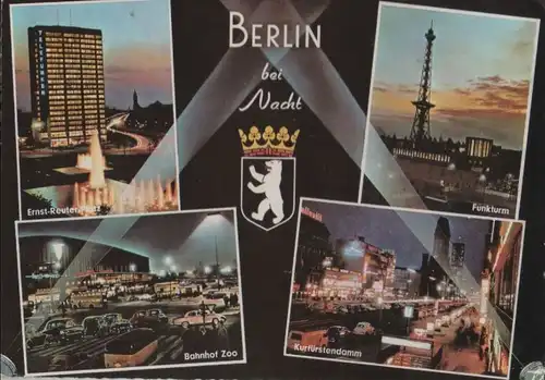 Berlin, Westteil - nachts - 1969