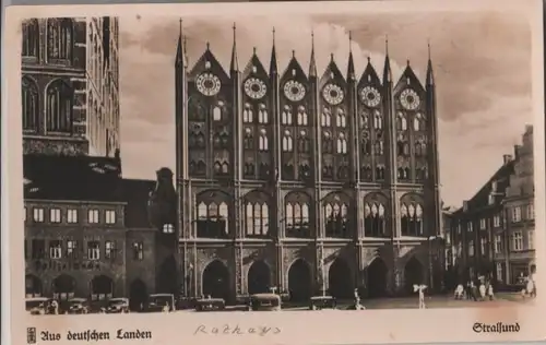 Stralsund - Rathaus - ca. 1935