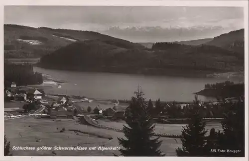 Schluchsee - mit Alpenkette - 1953