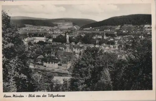 Hann. Münden - Blick von der Tillyschanze - ca. 1955