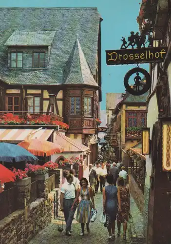 Rüdesheim - Drosselgasse - 1972
