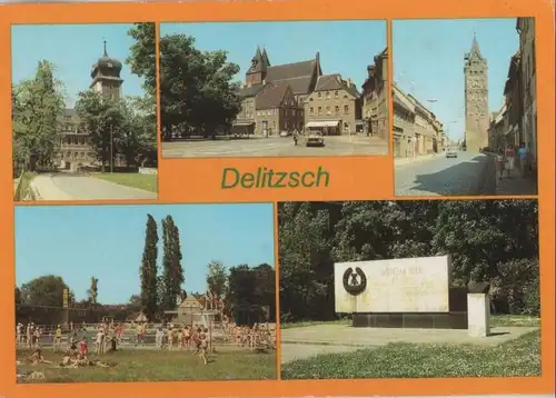 Delitzsch - u.a. Wilhelm-Pieck-Gedenktafel - 1982