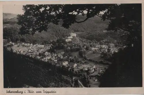 Schwarzburg - vom Trippstein - ca. 1950