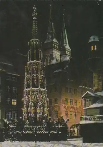 Nürnberg - Der schöne Brunnen - 1980