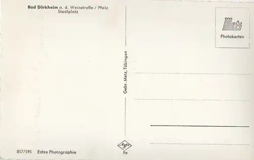 Bad Dürkheim - Stadtplatz