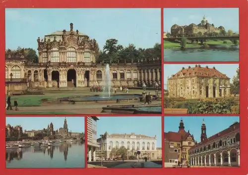 Dresden - u.a. Zwingerhof - 1989