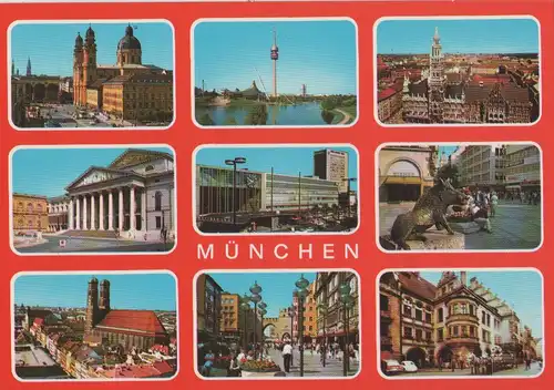 München - mit 9 Bildern - ca. 1980