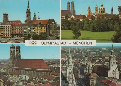 München - u.a. Stadtübersicht - ca. 1970