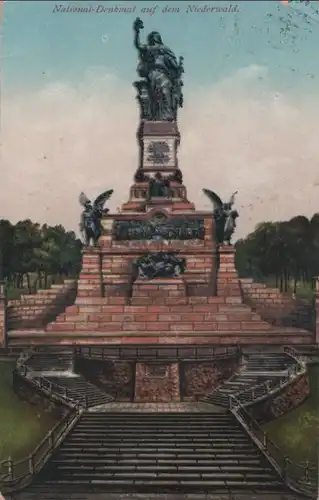 Rüdesheim, Niederwalddenkmal - 1925